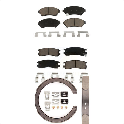 [Avant + Arrière] Kit de plaquette (céramique) de frein pour 2002-2004 Pontiac Montana FWD avec Disc rear brakes KCN-100109 par Transit Auto