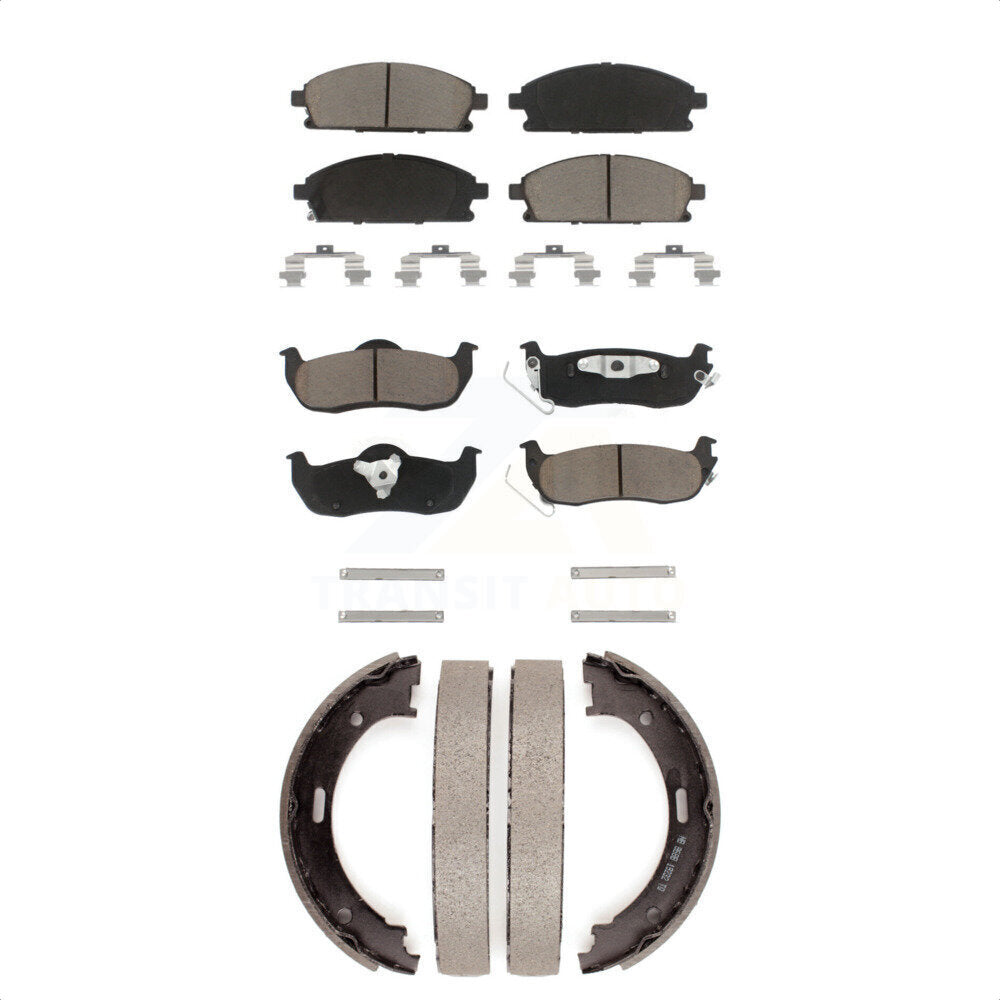 [Avant + Arrière] Kit de plaquette (céramique) de frein pour 2004 Nissan Pathfinder KCN-100110