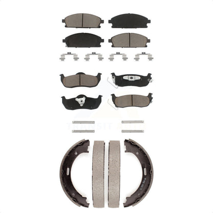 [Avant + Arrière] Kit de plaquette (céramique) de frein pour 2004 Nissan Pathfinder KCN-100110