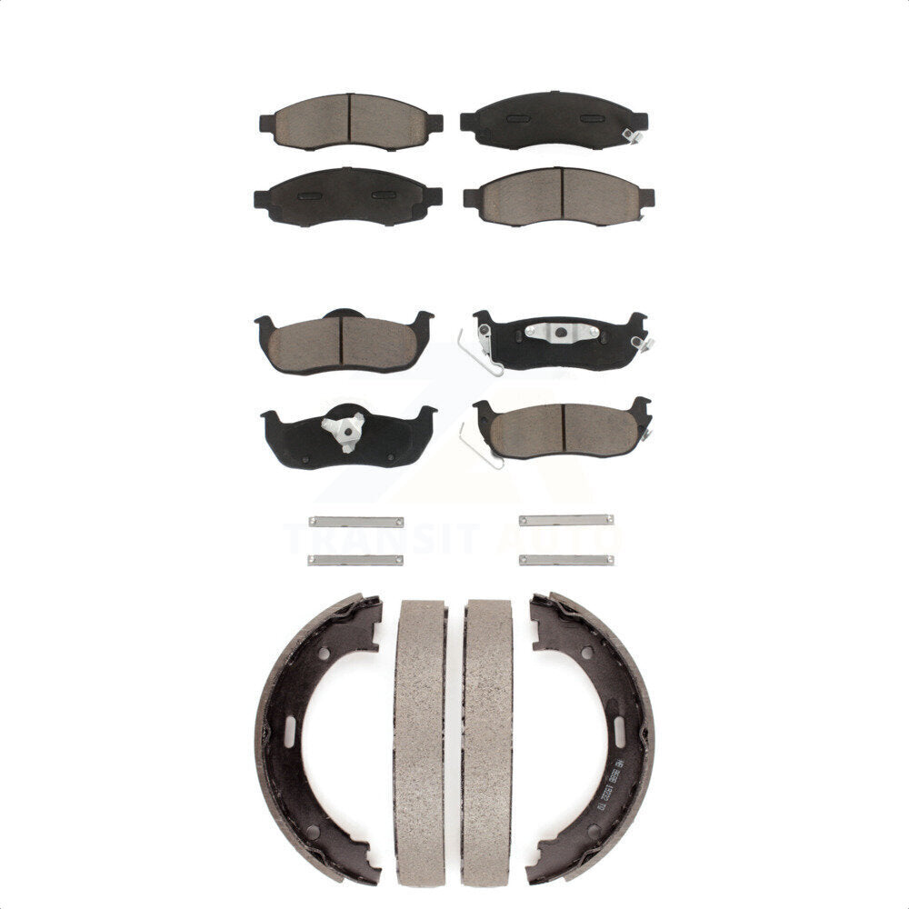 [Avant + Arrière] Kit de plaquette (céramique) de frein pour Nissan Titan Armada INFINITI QX56 TITAN KCN-100111