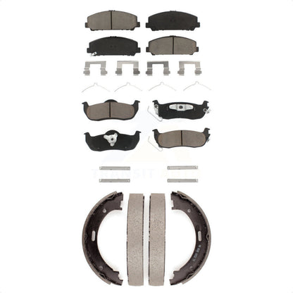 [Avant + Arrière] Kit de plaquette (céramique) de frein pour Nissan Titan Armada TITAN KCN-100112
