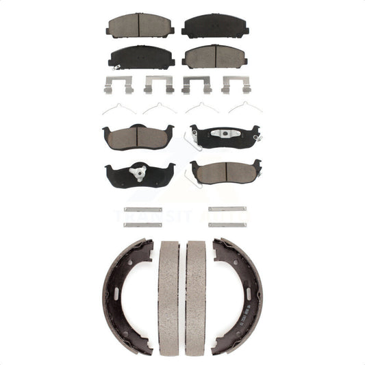 [Avant + Arrière] Kit de plaquette (céramique) de frein pour Nissan Titan Armada TITAN KCN-100112