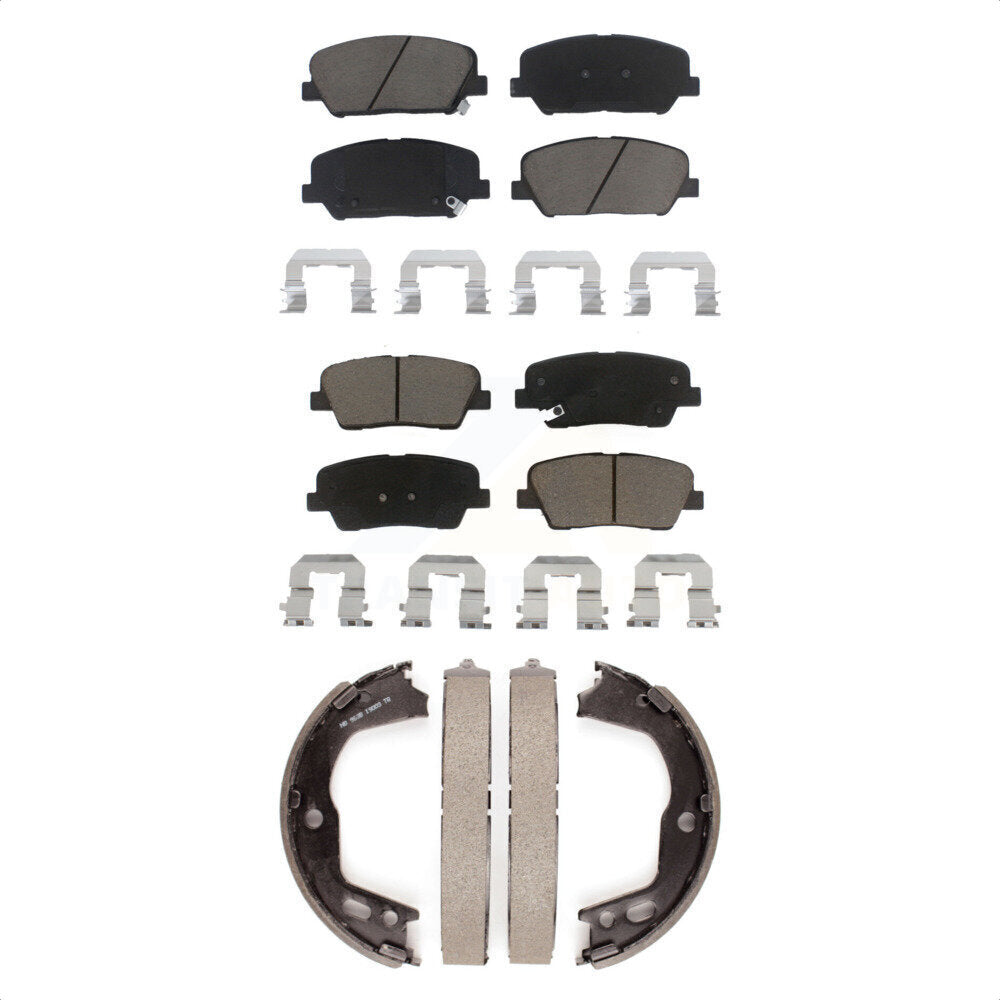 [Avant + Arrière] Kit de plaquette (céramique) de frein pour Hyundai Genesis Coupe KCN-100113