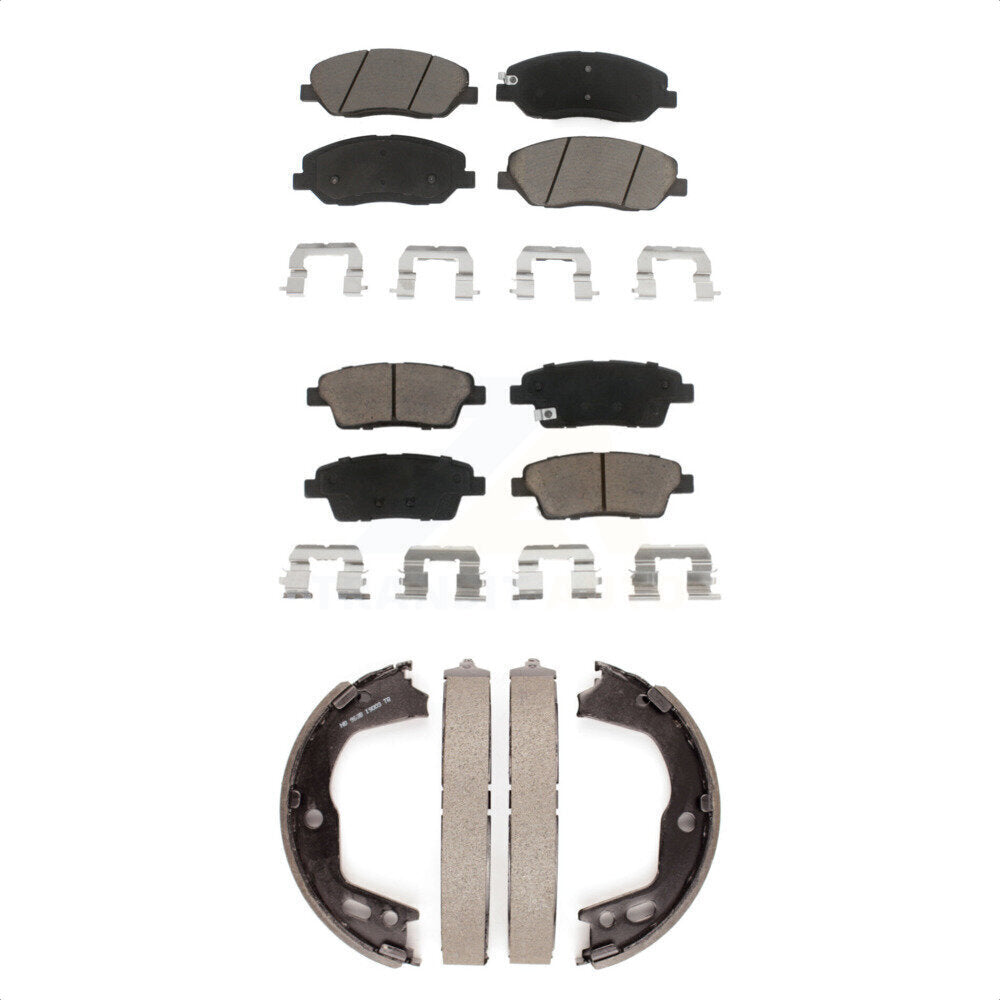 [Avant + Arrière] Kit de plaquette (céramique) de frein pour Hyundai Genesis 3.8L KCN-100115 par Transit Auto