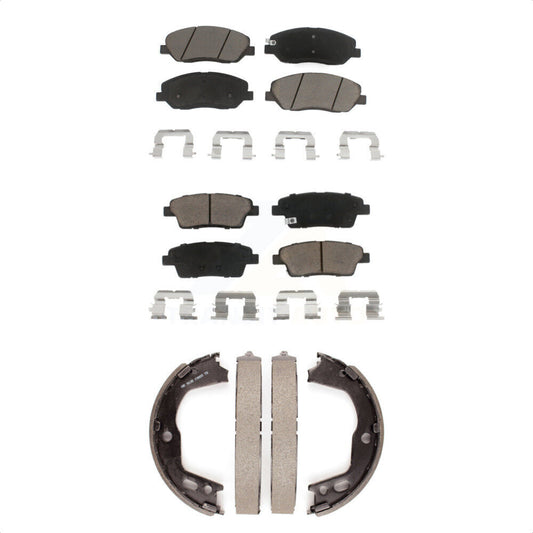 [Avant + Arrière] Kit de plaquette (céramique) de frein pour Hyundai Genesis 3.8L KCN-100115 par Transit Auto
