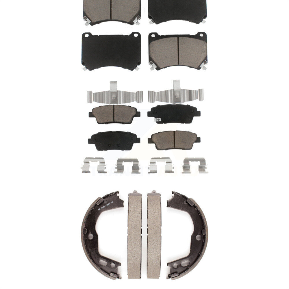 [Avant + Arrière] Kit de plaquette (céramique) de frein pour Hyundai Genesis KCN-100116