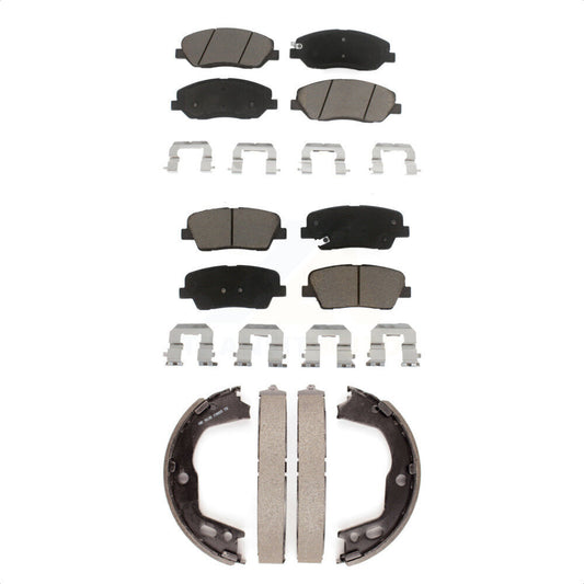 [Avant + Arrière] Kit de plaquette (céramique) de frein pour Hyundai Genesis 3.8L KCN-100117 par Transit Auto