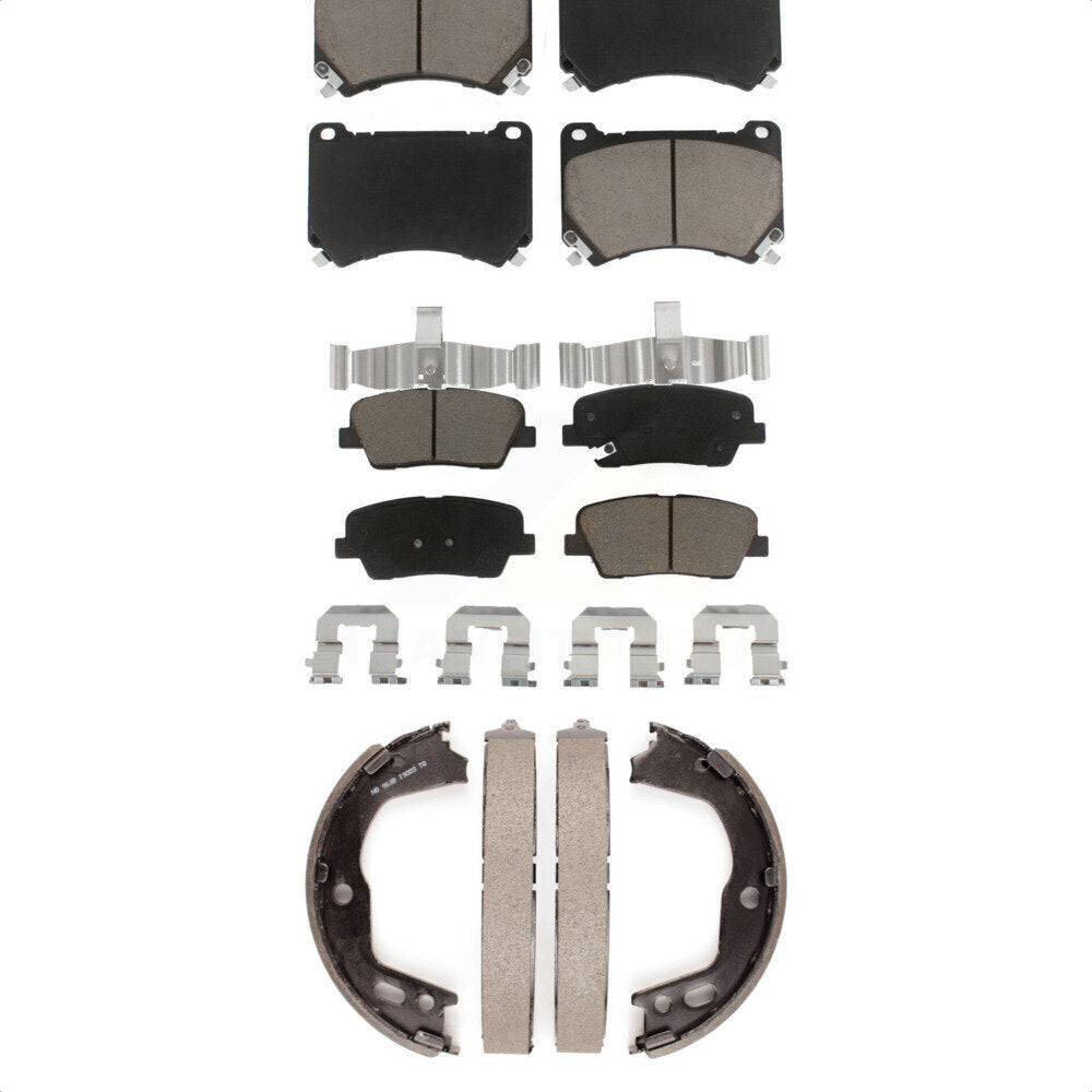 [Avant + Arrière] Kit de plaquette (céramique) de frein pour Hyundai Genesis Equus KCN-100118
