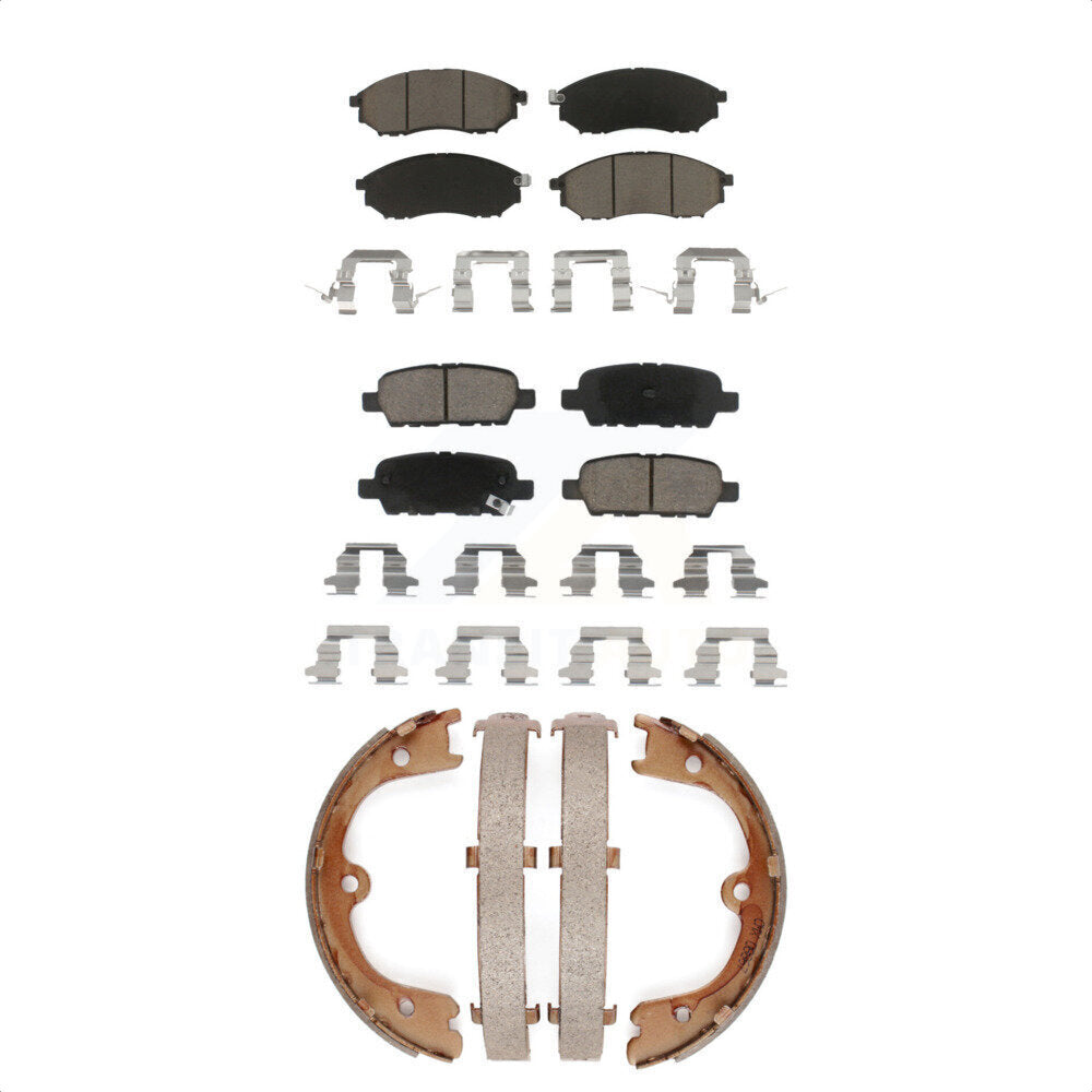 [Avant + Arrière] Kit de plaquette (céramique) de frein pour 2006-2008 INFINITI FX35 FX45 KCN-100121
