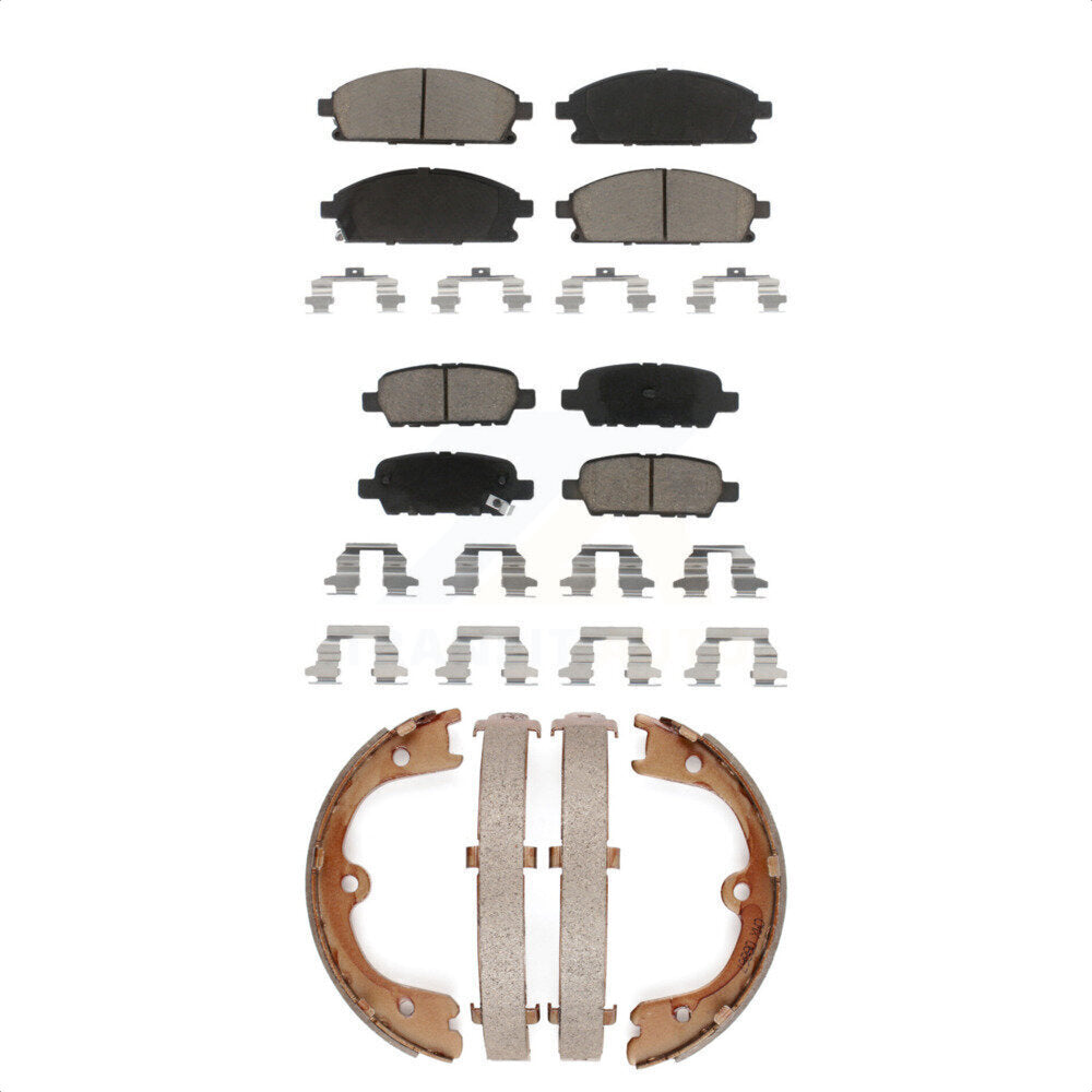[Avant + Arrière] Kit de plaquette (céramique) de frein pour 2004-2005 Nissan Quest KCN-100122