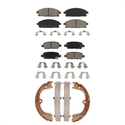 [Avant + Arrière] Kit de plaquette (céramique) de frein pour 2004-2005 Nissan Quest KCN-100122