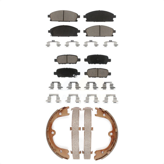 [Avant + Arrière] Kit de plaquette (céramique) de frein pour 2004-2005 Nissan Quest KCN-100122