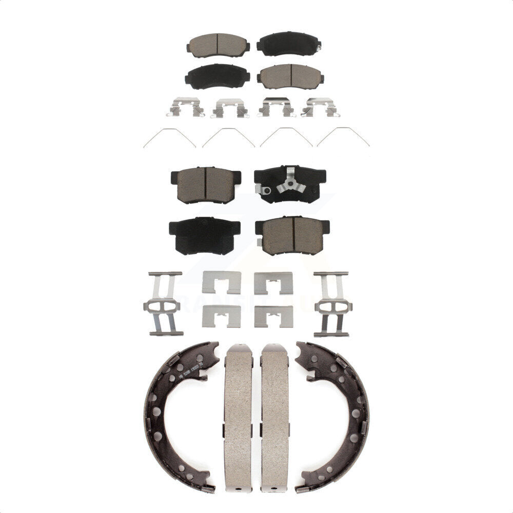 [Avant + Arrière] Kit de plaquette (céramique) de frein pour 2012-2016 Honda CR-V AWD KCN-100124