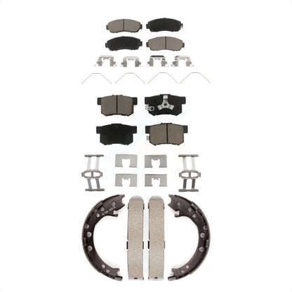 [Avant + Arrière] Kit de plaquette (céramique) de frein pour 2012-2016 Honda CR-V AWD KCN-100124