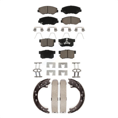 [Avant + Arrière] Kit de plaquette (céramique) de frein pour 2012-2016 Honda CR-V FWD KCN-100125