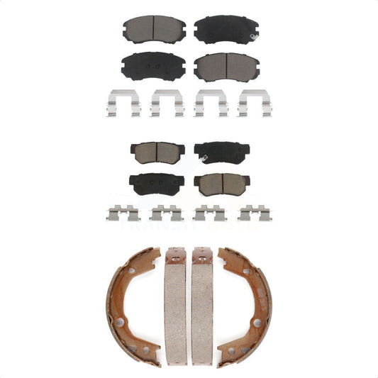 [Avant + Arrière] Kit de plaquette (céramique) de frein pour Hyundai Elantra Sonata Kia Sportage Tucson Optima KCN-100129