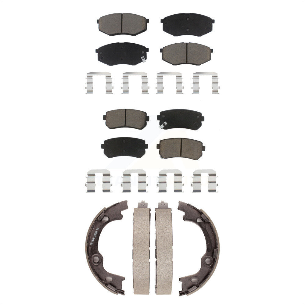 [Avant + Arrière] Kit de plaquette (céramique) de frein pour 2010-2012 Hyundai Tucson FWD KCN-100131