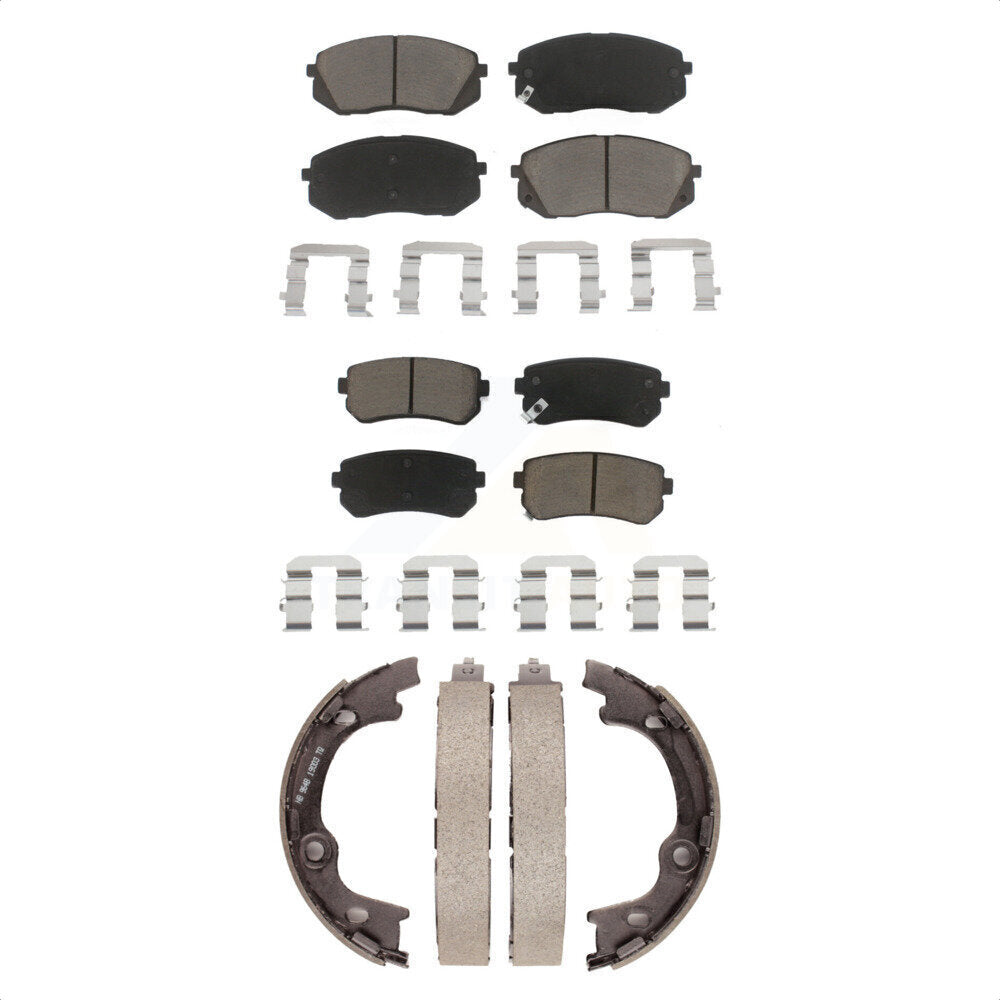 [Avant + Arrière] Kit de plaquette (céramique) de frein pour 2013-2015 Hyundai Tucson FWD KCN-100132