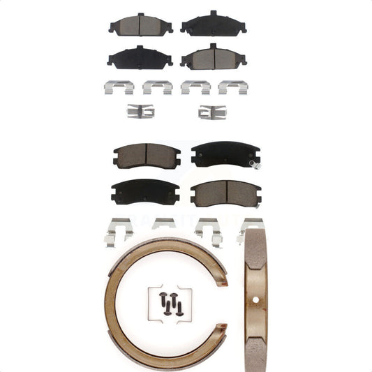 [Avant + Arrière] Kit de plaquette (céramique) de frein pour Pontiac Grand Am Oldsmobile Alero KCN-100136