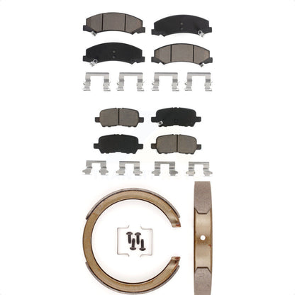 [Avant + Arrière] Kit de plaquette (céramique) de frein pour 2010 Chevrolet Impala sans Drum In Hat KCN-100140