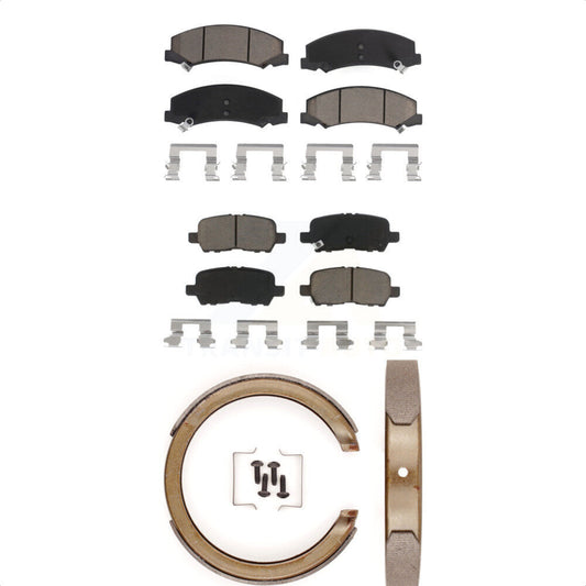 [Avant + Arrière] Kit de plaquette (céramique) de frein pour 2010 Chevrolet Impala sans Drum In Hat KCN-100140