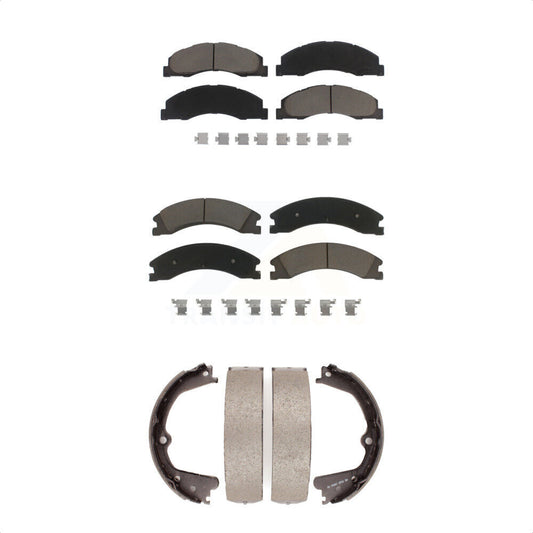[Avant + Arrière] Kit de plaquette (céramique) de frein pour Ford E-450 Super Duty KCN-100142