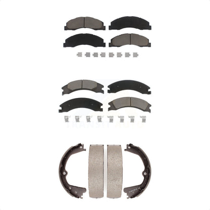 [Avant + Arrière] Kit de plaquette (céramique) de frein pour Ford E-350 Super Duty E-250 E-150 E-450 KCN-100144