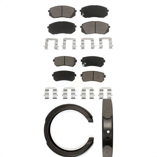 [Avant + Arrière] Kit de plaquette (céramique) de frein pour 2012-2013 Kia Sportage FWD KCN-100146
