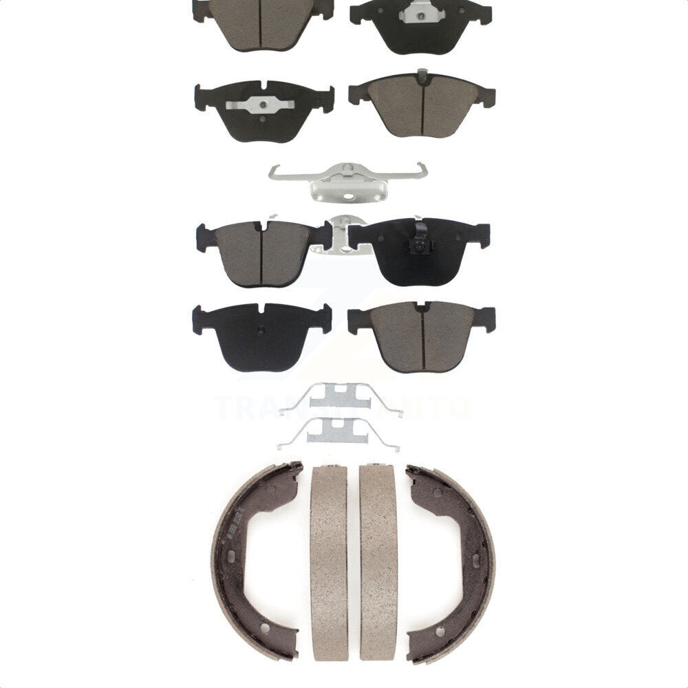 [Avant + Arrière] Kit de plaquette (céramique) de frein pour BMW 750Li 650i 535i 745Li 550i 750i 745i 645Ci 545i 760Li 760i KCN-100147