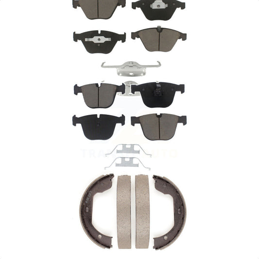 [Avant + Arrière] Kit de plaquette (céramique) de frein pour BMW 750Li 650i 535i 745Li 550i 750i 745i 645Ci 545i 760Li 760i KCN-100147