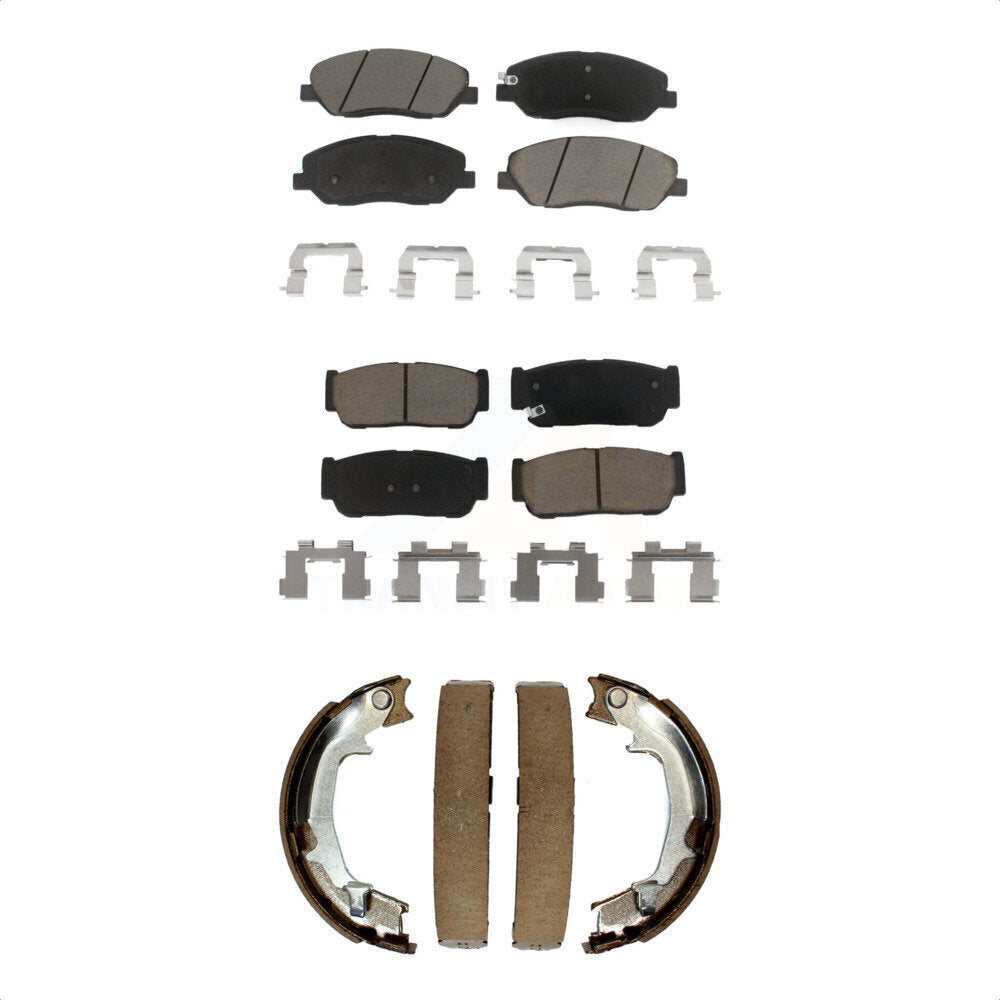[Avant + Arrière] Kit de plaquette (céramique) de frein pour Kia Sedona Hyundai Entourage To 04/27/06 KCN-100158