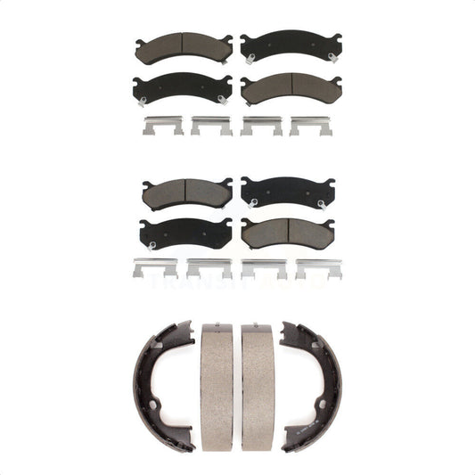 [Avant + Arrière] Kit de plaquette (céramique) de frein pour Chevrolet Silverado 2500 HD GMC Sierra Suburban Yukon XL KCN-100159