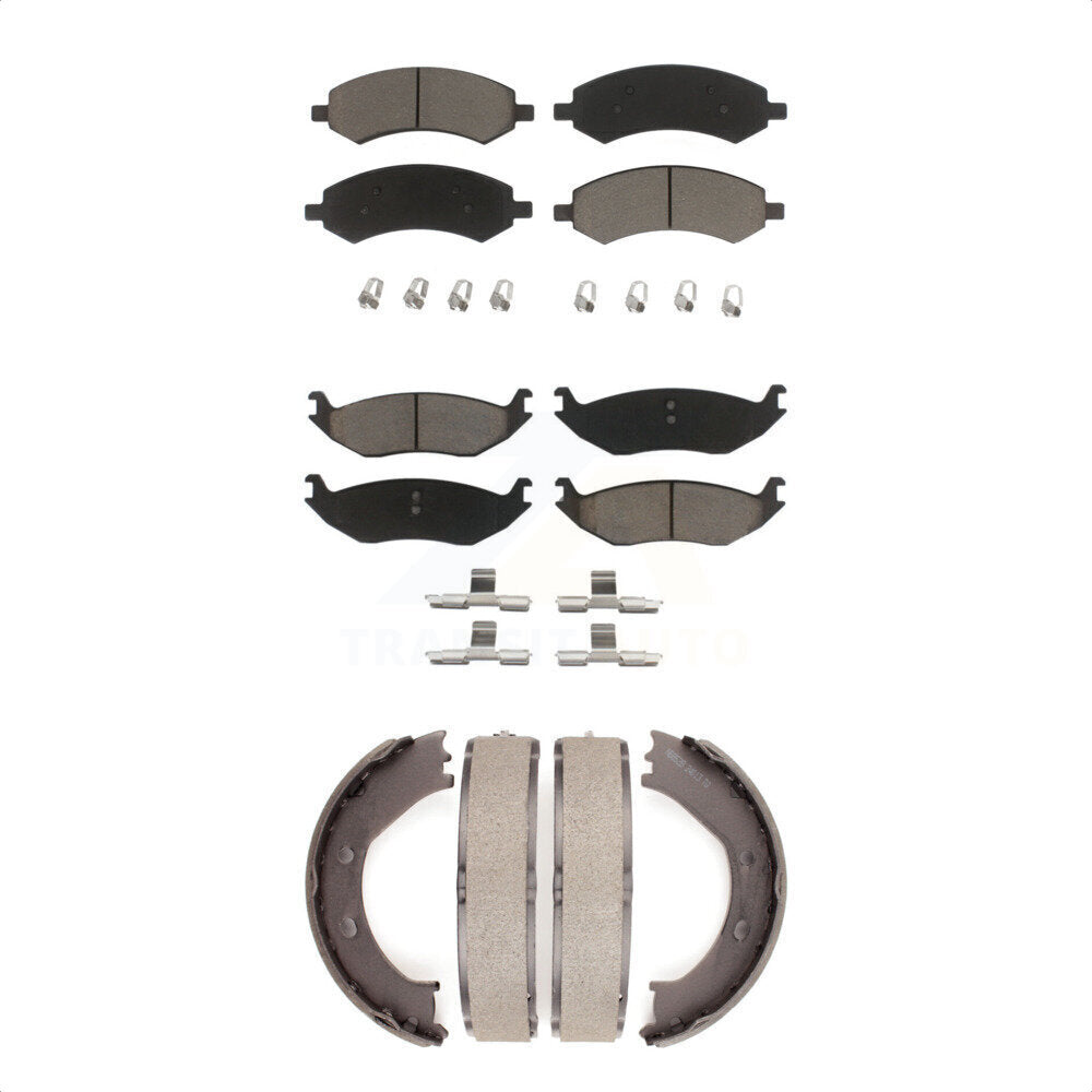 [Avant + Arrière] Kit de plaquette (céramique) de frein pour Dodge Ram 1500 Durango Chrysler Aspen KCN-100161