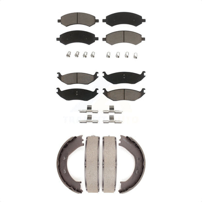 [Avant + Arrière] Kit de plaquette (céramique) de frein pour Dodge Ram 1500 Durango Chrysler Aspen KCN-100161
