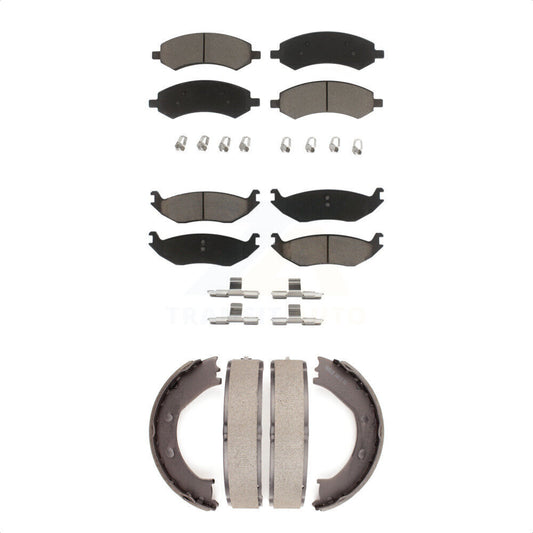 [Avant + Arrière] Kit de plaquette (céramique) de frein pour Dodge Ram 1500 Durango Chrysler Aspen KCN-100161