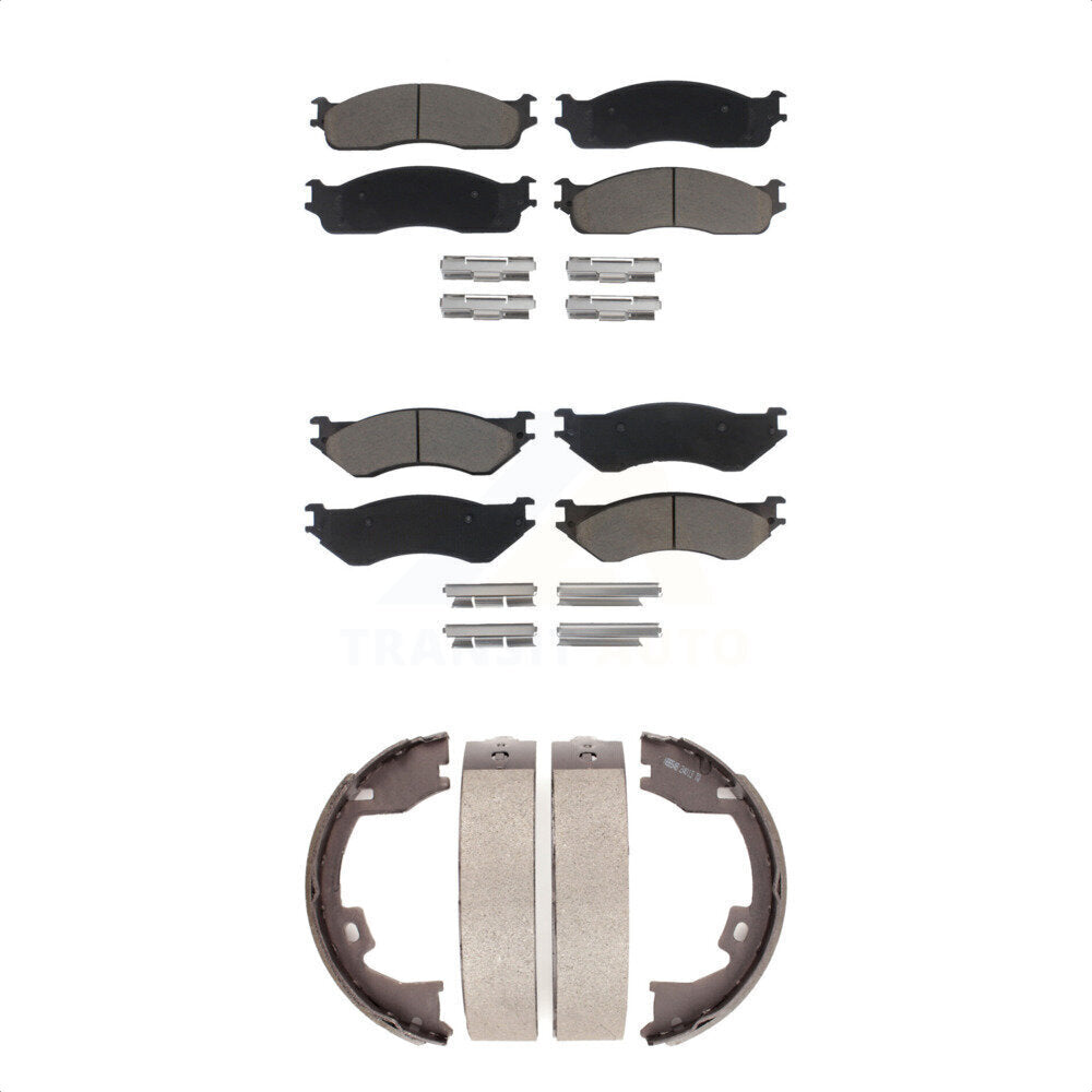 [Avant + Arrière] Kit de plaquette (céramique) de frein pour Dodge Ram 1500 2500 3500 KCN-100162