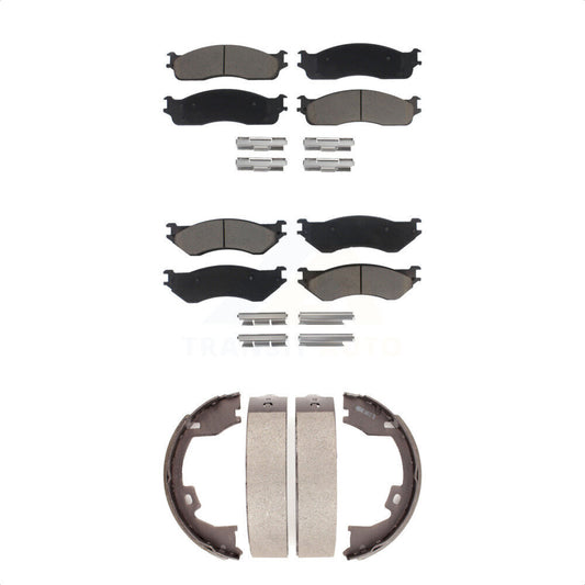 [Avant + Arrière] Kit de plaquette (céramique) de frein pour Dodge Ram 1500 2500 3500 KCN-100162
