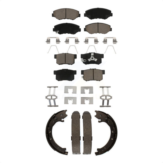 [Avant + Arrière] Kit de plaquette (céramique) de frein pour 2005-2006 Honda CR-V KCN-100166