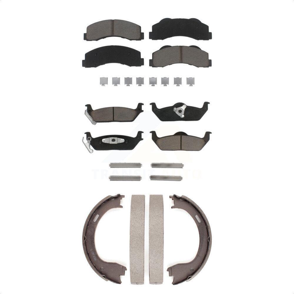[Avant + Arrière] Kit de plaquette (céramique) de frein pour 2010-2011 Ford F-150 KCN-100167