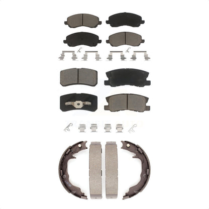 [Avant + Arrière] Kit de plaquette (céramique) de frein pour Jeep Chrysler Compass Patriot Mitsubishi Sebring 200 Dodge Avenger Lancer Outlander Sport RVR KCN-100170