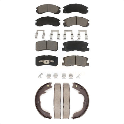 [Avant + Arrière] Kit de plaquette (céramique) de frein pour Mitsubishi Lancer KCN-100171