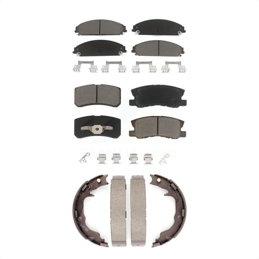 [Avant + Arrière] Kit de plaquette (céramique) de frein pour 2008-2009 Dodge Caliber SRT-4 KCN-100175