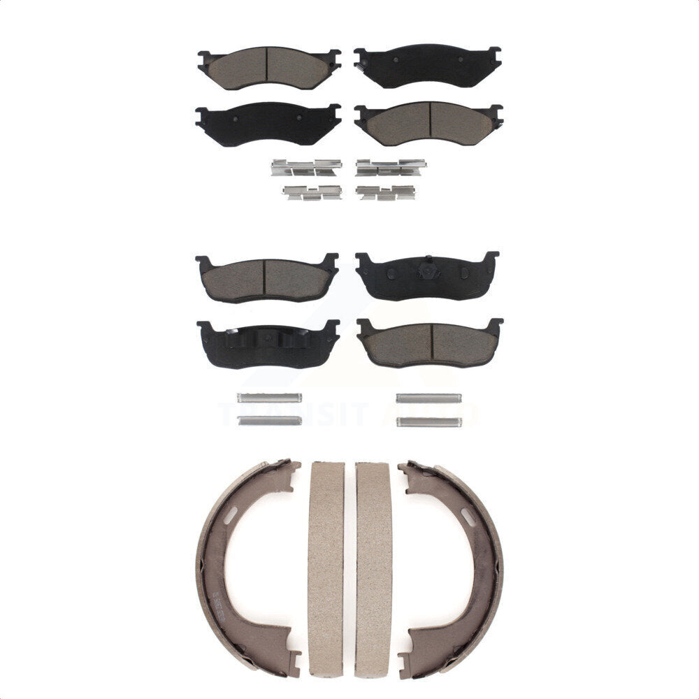 [Avant + Arrière] Kit de plaquette (céramique) de frein pour Ford F-150 Expedition Heritage Lincoln Navigator F-250 KCN-100176