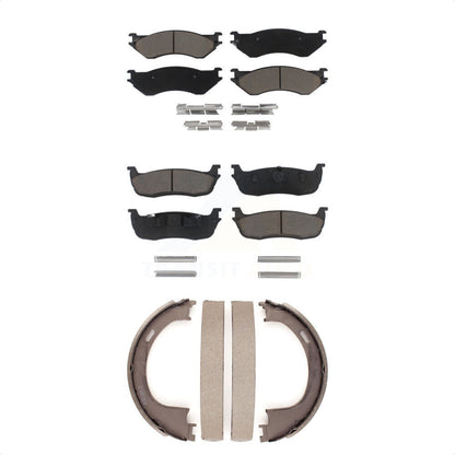 [Avant + Arrière] Kit de plaquette (céramique) de frein pour Ford F-150 Expedition Heritage Lincoln Navigator F-250 KCN-100176