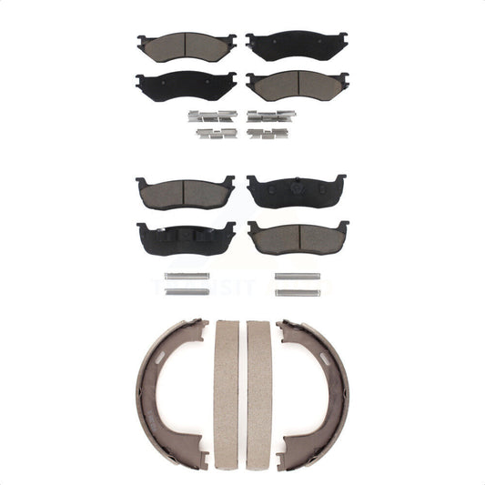 [Avant + Arrière] Kit de plaquette (céramique) de frein pour Ford F-150 Expedition Heritage Lincoln Navigator F-250 KCN-100176