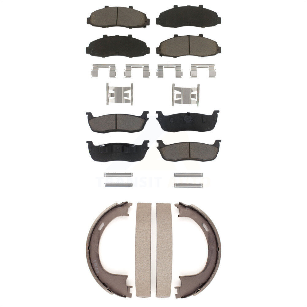 [Avant + Arrière] Kit de plaquette (céramique) de frein pour Ford F-150 Heritage Lincoln Blackwood KCN-100178