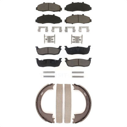 [Avant + Arrière] Kit de plaquette (céramique) de frein pour Ford F-150 Heritage Lincoln Blackwood KCN-100178