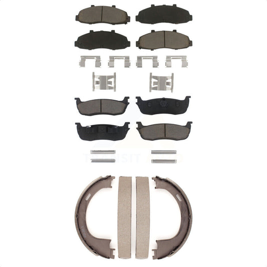 [Avant + Arrière] Kit de plaquette (céramique) de frein pour Ford F-150 Heritage Lincoln Blackwood KCN-100178