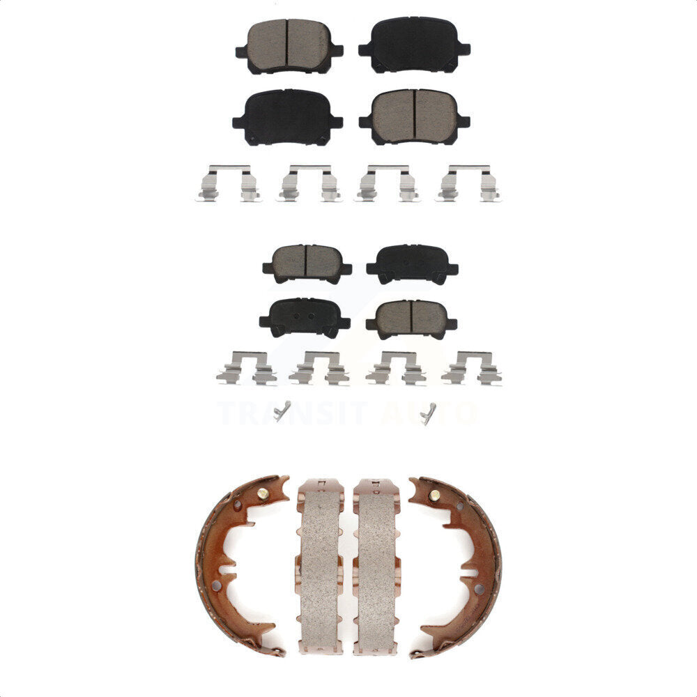 [Avant + Arrière] Kit de plaquette (céramique) de frein pour Toyota Camry Avalon Solara KCN-100181