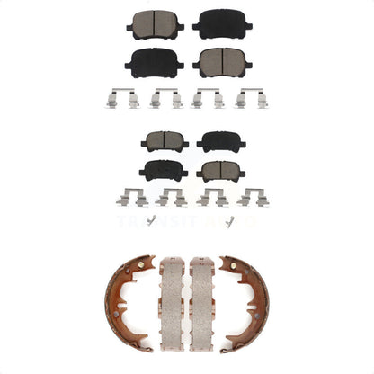[Avant + Arrière] Kit de plaquette (céramique) de frein pour Toyota Camry Avalon Solara KCN-100181